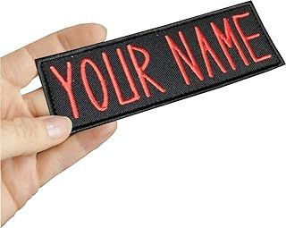 Custom NAME TAG,for Ghosbusters uniform, Personalized Embroidered PATCH/Iron on/Sew on/ 12cm x 4.5cm,1.75Hx5W