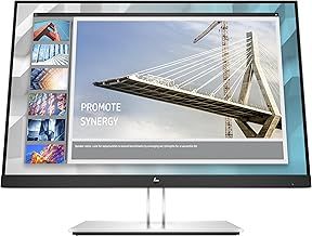 HP E24i G4 Business Monitor, WUXGA 23.8" IPS Screen, 5ms Response Time Overdrive, Resolution 1920 x 1200, Anti-Glare, Tilt/Height/Adjustable Pivot, DiplayPort, HDMI, VGA, Silver