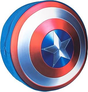 Marvel Boys Captain America Shield Backpack, 31.4 x 30 x 5.4 cm, Multicoloured
