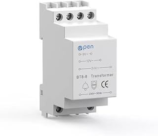 Door Bell Transformer. Suitable For Wired Doorbells & Compatible With Ring/Chime/Smart Door Bell. DIN Rail Mountable. Mains Converter 2-24V. No Need To Charge Batteries Anymore.