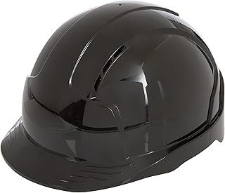 JSP - EVOLite Lightweight ABS Safety Helmetmid Peak Wheel Ratchet, Vented, Black (AJB170-001-100)