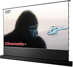 AWOL VISION 120" Motorized Floor Rising Projector Screen for Ultra Short Throw Projector,Tension Floor Stand Screen for Home Theater, 4K/8K Ultra HD, 95% Ambient Light Rejecting, Active 3D-ALR-F220C