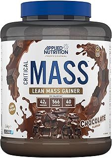 Applied Nutrition Critical Mass Professional - Weight Gain Protein Powder, High Calorie Weight Gainer, Lean Mass (2.4kg - 16 Servings) (Chocolate)