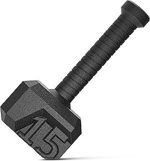 Tribe WOD Thor Hammer Kettlebell 7-31kg / 15-70lb - Cross Training Workout Equipment for Muscle Building, Cardio Fitness, Weights for Women & Men