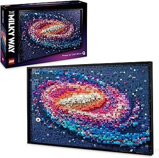 LEGO Art The Milky Way Galaxy - Space Model Kit for Adults - Astronomy Gift for Mothers - Makes a Great Creative Activity or Home Office Décor Idea for The Living Room - 31212