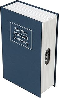 Silverline 534361 3-Digit Combination Book Safe Box 180 x 115 x 55 mm , Blue