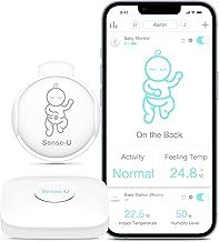 Sense-U Smart Baby Monitor 3: Real-Time Notifications for Sleep Movement, Rollover, Feeling Temperature, and Humidity Anytime, Anywhere