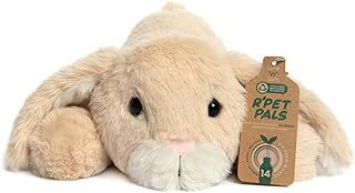 Lesser & Pavey Rpet Pals Binky Laying Bunny Teddy For Kids | Made Up of Recycled Bottles | Stuffed Animal Soft Toys | Ideal For Birthday or Baby Gift