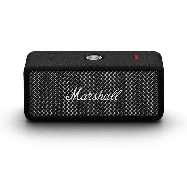 Marshall Emberton II Portable Bluetooth Speakers, Wireless, IP67 Dust- and Water Resistant, Over 30 Hours Playtime, Quick Charge - Black & Steel