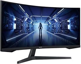 Samsung Odyssey LC34G55TWWUXEN 34" G55 1000R Curved Gaming Monitor - 165Hz, 1ms, 1440p QHD, Freesync Premium, HDR10, HDMI, 1 x Displayport , Black