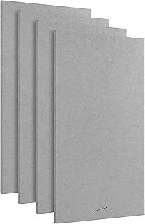 Acoustic Panels, 4 Pack ROOM KIT, Large, 116 x 58cm, Mid Grey