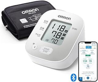 OMRON X2 Smart+ Clinically Validated Upper Arm Blood Pressure Monitor - BP Machine with Irregular Heartbeat Detection for Home Use - BP Monitor with Cuff 22-42 cm - Bluetooth and Free Smartphone App