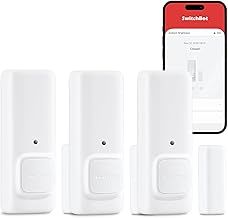 SwitchBot Door Alarm Contact Sensor 3Pack- Smart Home Security Wireless Window Alarm and Door Sensor, Add SwitchBot Hub Mini to be Compatible with Alexa