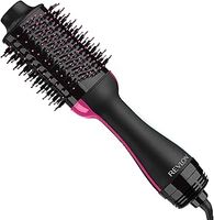 Revlon RVDR5222E2 One-Step Hair Dryer & Volumizer Hot Air Brush, Black/Pink