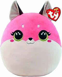 TY Toys - Squish a Boo Fox Roxie - 31 CM, Pink, TY39323