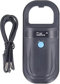 Portable Pet Tag Chip Scanner 134.2KHz ISO11784/85 FDX B EMID USB Charging Built in Buzzer Battery Powered with Save Display