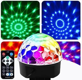Moonbeam LED Disco Ball Light Party Lights for Disco Karaoke Dancing Home Birthday Party Decorations New Year Christmas Halloween Gathering Celebration Professional DJ Stage