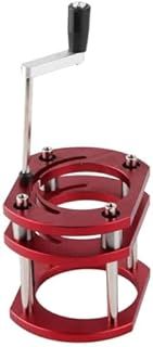 Router Lift Base, Stainless Steel Router Table Lift Kit, Woodworking Router Table Insert Plate Router Lift Base with 4 Jaw and Crank Handle for Small Trimming Machines