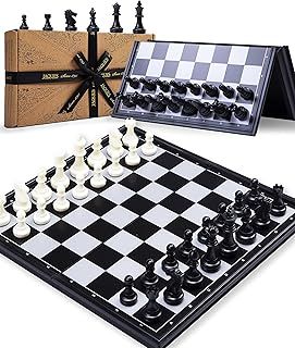 Jaques of London Magnetic Chess Set | Travel Chess Set | Folding Chess Board and Chess Pieces | Quality Chess Sets | Since 1795