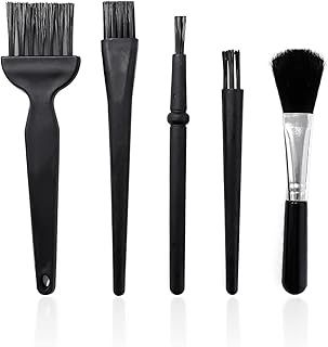 5 Piece Anti Static Brushes, PC Cleaning Kit, Keyboard Brush, Dust Cleaning Brush Kit for Computer Camera