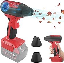 URUN Jet Dry Mini Blower for Milwaukee M18 18 V Battery, 130000 RPM 18 V Battery Blower, Portable Dust Blower, Air Blower Brushless for Cleaning PC, Keyboard and Car (No Battery)