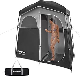 KingCamp Pop Up Dressing Changing Tent Shower Room Detachable Floor for Camping Outdoor Beach Toilet Portable with Carry Bag