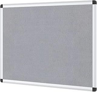 Notice Board Felt Grey, Silver Aluminium Frame, 90 X 60 cm