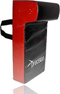 Precision Training Single Wedge Rugby Hit Shield, Durable Contact Tackle Pad, High-Density Foam, Water-Resistant PVC, Black
