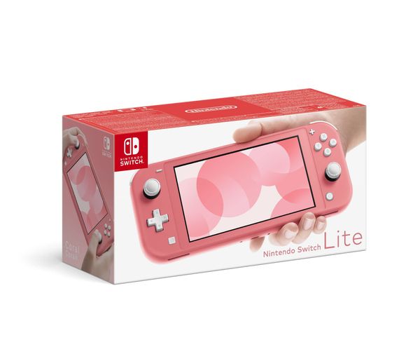 Nintendo Switch Lite - Coral (Renewed)