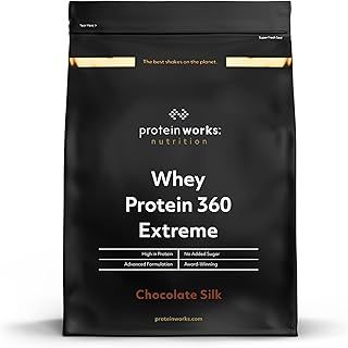 Protein Works - Whey Protein 360 | Premium Whey Shake | Whey Protein Powder Blend | No Added Sugar Protein Shake | 20 Servings | Chocolate Silk | 600g