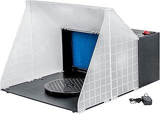 Master Airbrush Brand Portable Hobby Airbrush Spray Booth for Painting All Art, Cake, Craft, Hobby, Nails, T-shirts & More