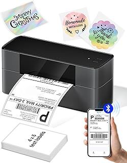 Itari 2025 New 4x6 Thermal Label Printer, 245BT Shipping Label Printer for Postage, Address, Compatible With Evri, Royal Mail, EBay, Amazon, Ebay
