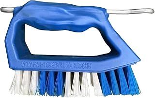 Kelcie's Handheld Shoe Cleaning Brush with Pick - Boot Brush & Cleat Cleaner for Golf, Soccer & Other Outdoor Footwear - Heavy-Duty Stiff Bristle Boot Scrubber for Cleaning Mud Off Shoes in Minutes