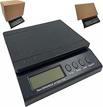 Digital Postal Scale 30KG Scales Large Platform for Parcels and Large Letters Perfect for Small Businesses Unit, Tare and Pieces Functions UK Plug