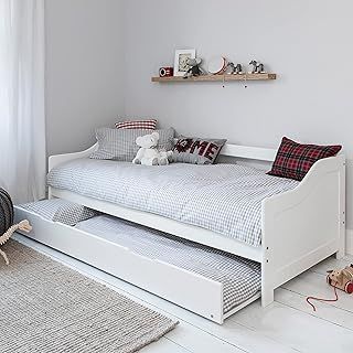 Day Bed Single Bed with Underbed In White 2 beds in 1 HOVE
