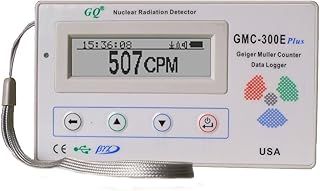 GQ GMC300Eplus Fulfill Digital Geiger Counter NULCEAR Radiation Detector Monitor Meter Dosimeter Beta Gamma X-ray Datalogger Recorder Real-time monitoring, private home use All purpose, wall charger
