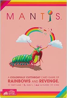 Mantis by Exploding Kittens - 2-6 Players - Ages 7+ - 10 Minutes to Play - Cutthroat Matching Card Game - Ideal for Party, Family Game Night, Kid and Adult