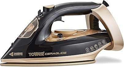 Tower T22021GLD Iron, 3100 W, 3Metre Black and Gold