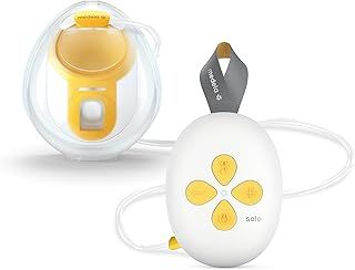 Medela Solo Hands-Free Single Electric Breast Pump, Lightweight and Compact Design, Compatible with Medela Family App