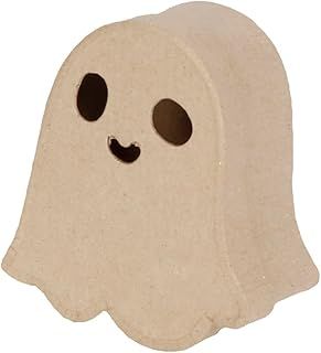 Décopatch - Ref BT054C - Small Ghost Box - Papier Maché Object to Decorate - 4.5 x 9.5 x 10cm - Decorate with Décopatch Papers & PaperPatch Glue, Glitter, Paints, Brown