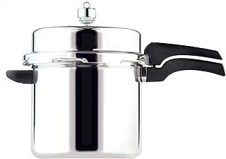 Prestige Pressure Cooker 6l - Classic High Dome Pressure Cooker with Heat Resistant Locking Safety Handle, Grey
