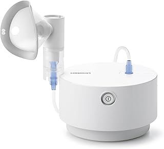 OMRON X105 Advanced All-in-One Compressor Nebuliser Machine for Both Adults and Kids, Compressor Steam Inhaler Machine for Treating Acute and Chronic Respiratory Conditions