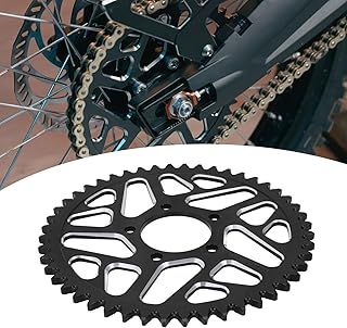 Sprocket 48t for Surron,48 Teeth Motorcycle Sprocket Rear Sprocket for Sur-Ron Sur Ron Light Bee S/X X160/X260 Talaria Sting Electric Motorbike-Black