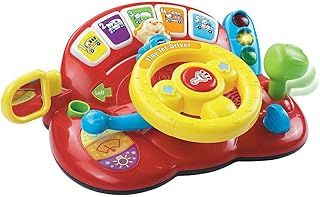 VTech Toddler Interactive Drover Toy Featuring a Steering Wheel with Music and Light, Multicolor, 19 x 26.5 x 12 centimeters