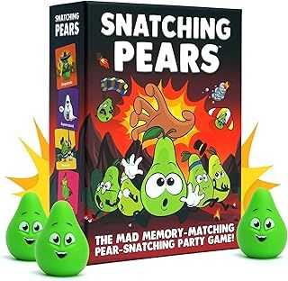 The Hilarious Memory-Matching, Pear-Snatching Party Game | Family Board Game for Kids, Teens & Adults | 2-6 Players, Age 7+
