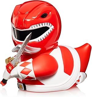 TUBBZ Red Ranger Collectible Vinyl Rubber Duck Figure - Official Power Rangers Merchandise - Kids TV, Movies & Video Games