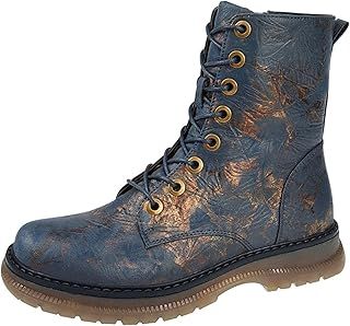 Cipriata Annetta Women's Brown Solid 8 Eye Lace Up Zip Ankle Boots, Size EU: 12.5