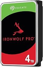 Seagate IronWolf Pro, 4 TB, NAS Internal Hard Drive, CMR 3.5 Inch, SATA 6 Gb/s 7,200 RPM, 256 MB Cache, for RAID Network Attached Storage, 3 years Rescue Services, FFP (ST4000NE001)