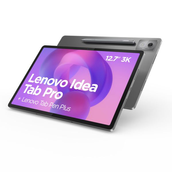 Lenovo Idea Tab Pro Android Tablet | 12.7 inch Full HD Display | MediaTek Dimensity 8300 | 128GB | Wi-Fi 6 | 8GB RAM | Luna Grey + Pen