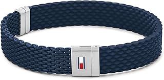 Tommy Hilfiger Jewelry Men's Silicone Bracelet with the Iconic Flag - 2790239S